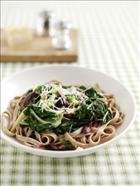 Sauted Silverbeet Olive and Fennel Pasta